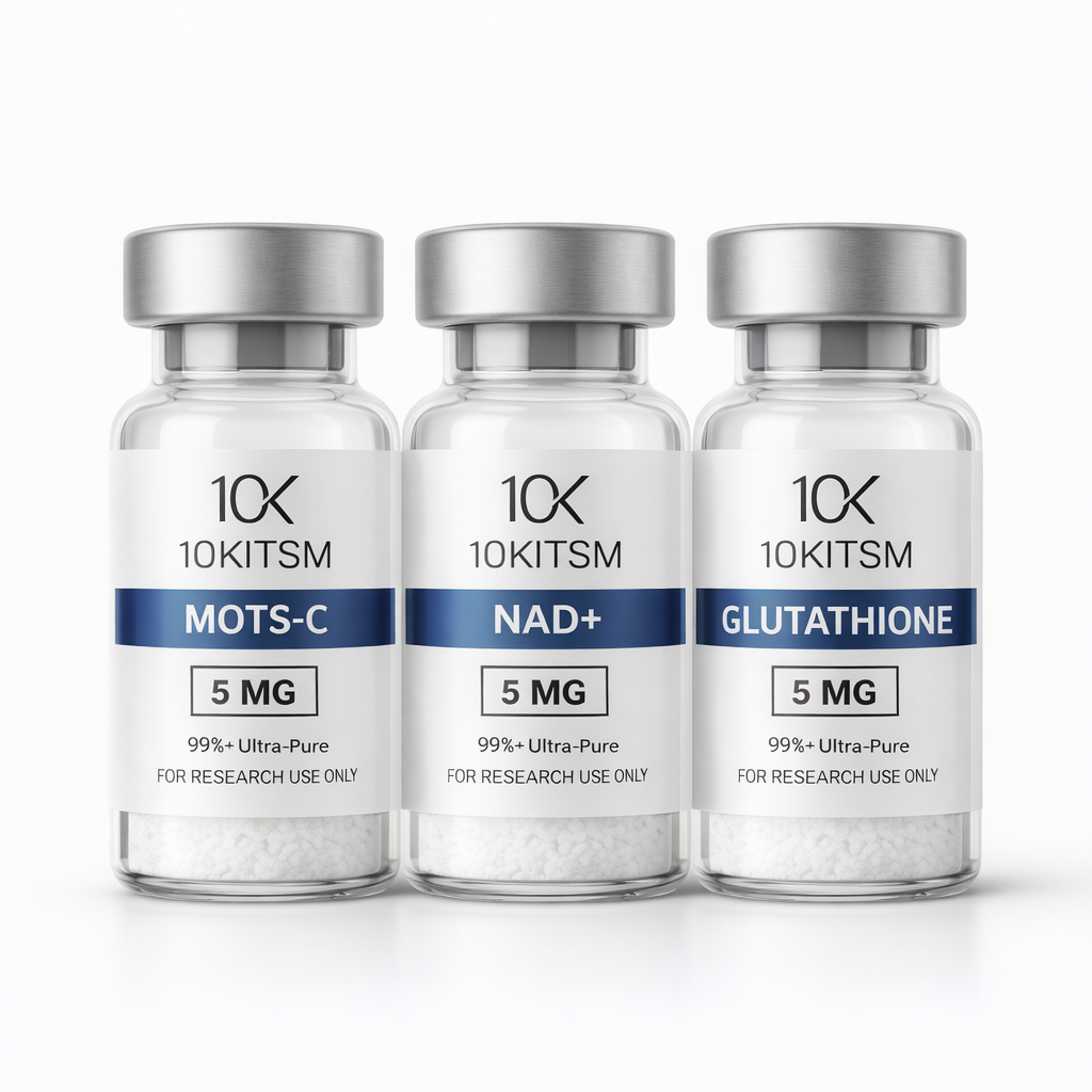 Mitochondrial Prime Stack — MOTS-c, NAD+ and Glutathione research peptides Australia