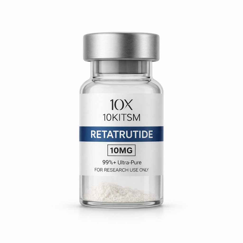 Retatrutide research peptide vial